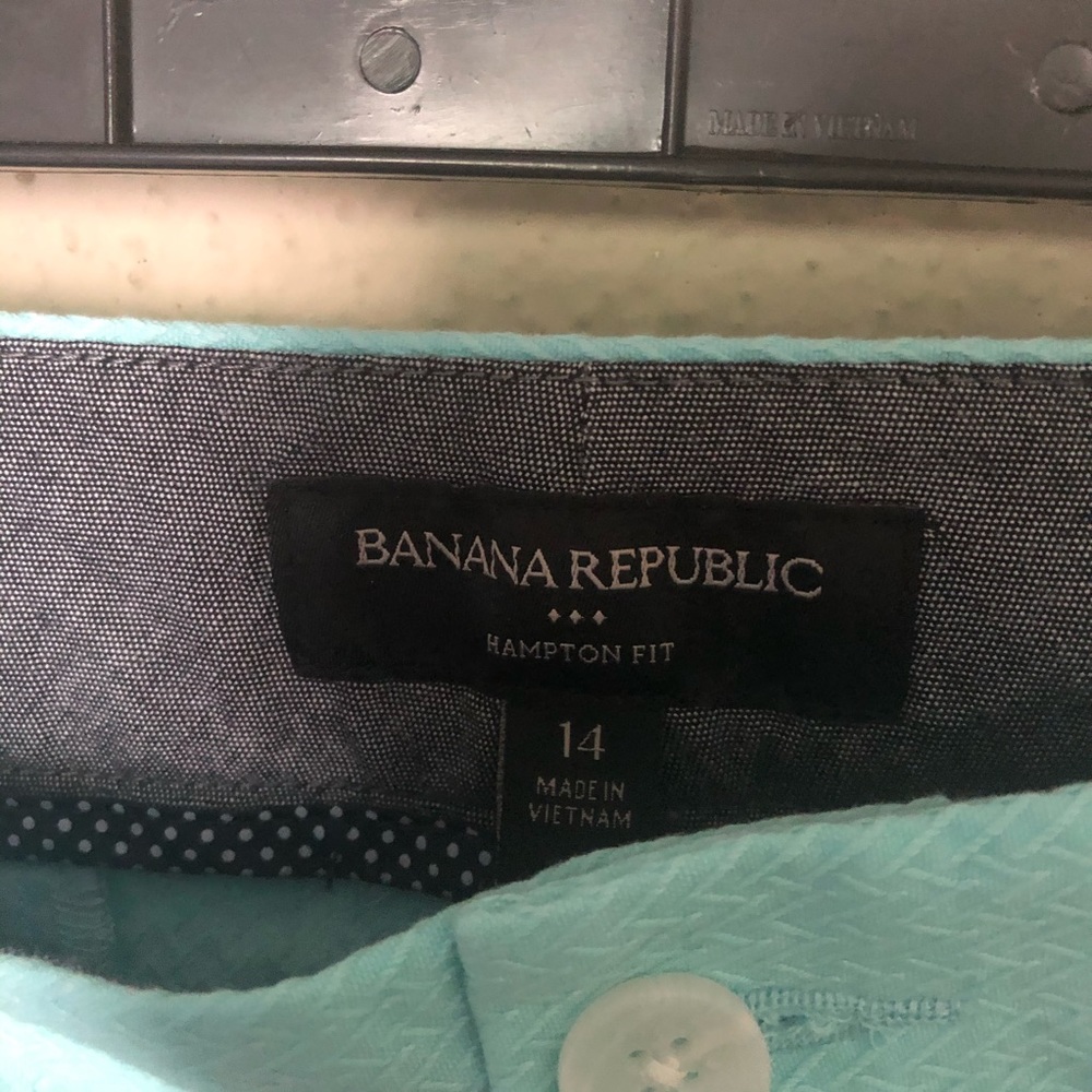 NWT BANANA REPUBLIC Hampton Fit Light Blue Pants - Picture 5 of 8